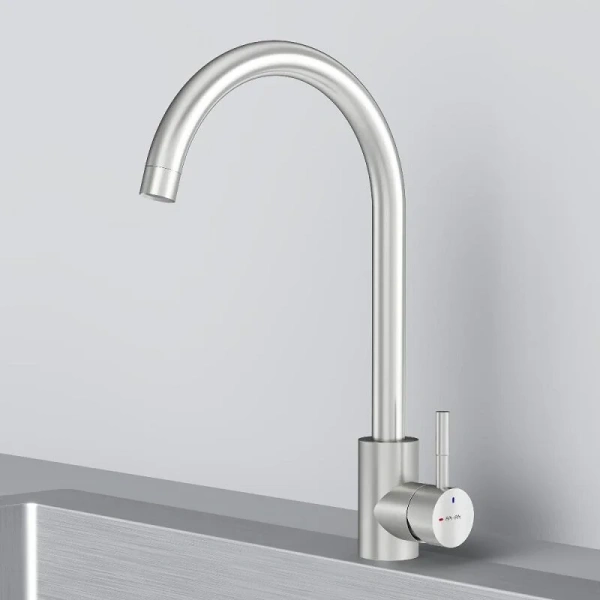 Смеситель для кухни Am.Pm X-Joy S сатин F85B07111 (детальная фотография), матовый хром