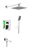 Душевой комплект Timo Selene хром