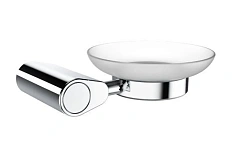 Мыльница для ванной Art & Max Verona Push стеклянная подвесная