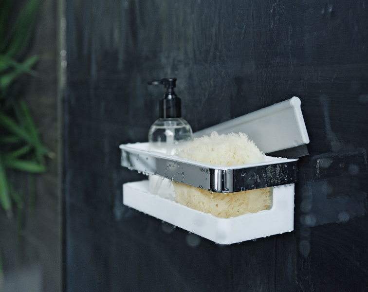 Полочка для ванной Keuco Moll хром / белый 12758 010000 (детальная фотография), в наличии