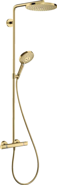 Душевая стойка Hansgrohe Raindance Select S полированное золото 27633990 (детальная фотография)