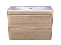 Тумба под раковину подвесная Style Line Атлантика 90 см ясень перламутр