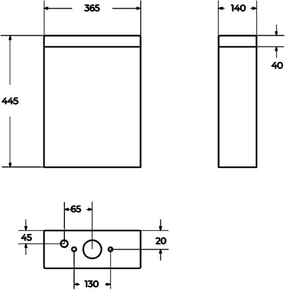 Бачок для унитаза BelBagno Acqua белый BB340T (детальная фотография) index_3