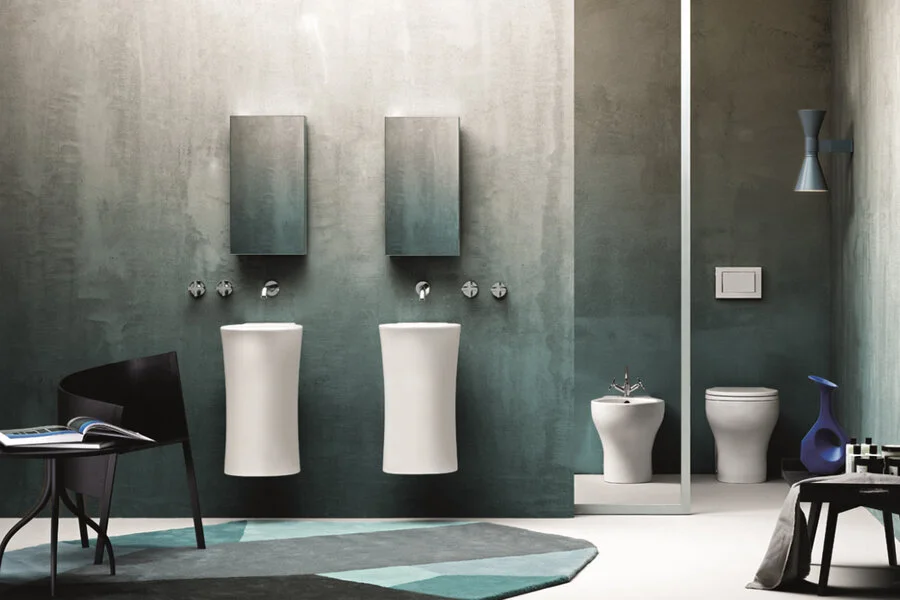 Раковина Azzurra Nativo 35 см овальная LALS035370N0BI/(NAT200/0bi)*0 (детальная фотография), подвесные, пристенные