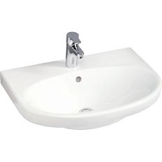 Раковина подвесная на пьедестал Gustavsberg Nautic 55569901 56х43х17.5 см 