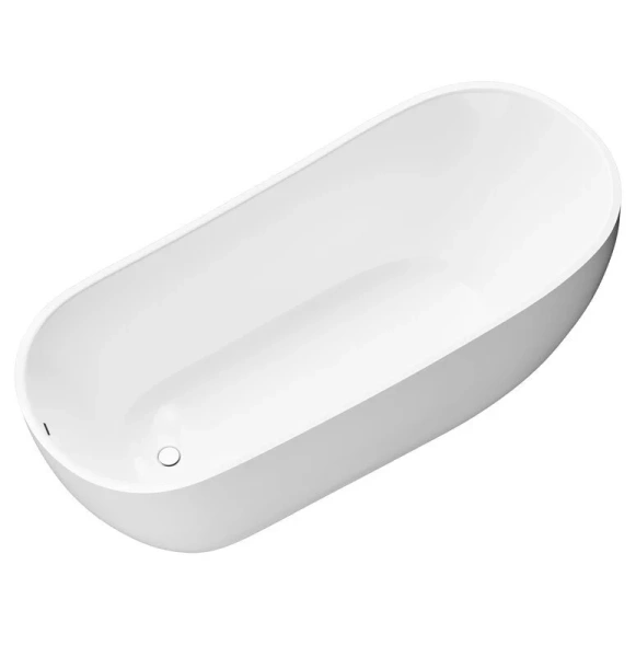 Ванна акриловая Grossman Galaxy, 170 x 75 см, отдельностоящая, белая глянцевая, GR-1403 (детальная фотография), без гидромассажа
