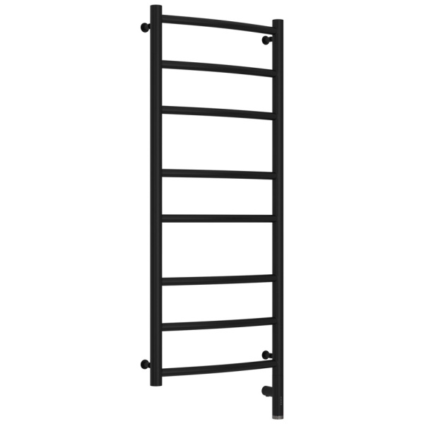 Полотенцесушитель электрический Сунержа Галант 3.0 1040 40х100 см перемычка выгнутая (детальная фотография), другие, черный