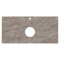 Столешница для накладных раковин Kerama Marazzi Plaza Classic 100 см Парнас пепельный лаппатированный