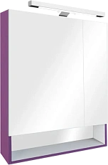 Зеркальный шкаф с подсветкой Roca The Gap 70 см фиолетовый