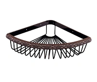 Решетка для ванной Lemark черная бронза