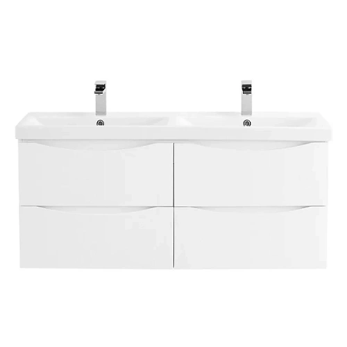 Тумба под раковину подвесная BelBagno Marino 120 см bianco lucido - фото 3