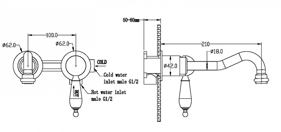 Смеситель для раковины Boheme Medici бронза 307 (детальная фотография), для раковины