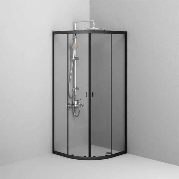 Душевой уголок Am.Pm X-Joy 80x80 см без поддона W88G-205-080BT64 (детальная фотография), недорогие, стеклянные, угловые, без поддона