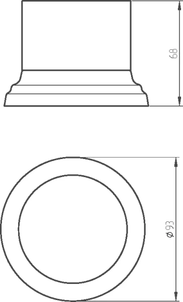 Держатель настольный Migliore Fortuna 2793 низкий (детальная фотография), классические, ретро, декорированные