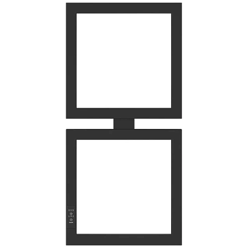 Полотенцесушитель электрический Сунержа Этюд 30х69 см правый черный матовый - фото 1