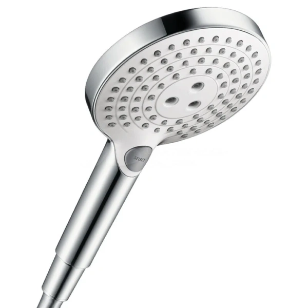 Душевой гарнитур Hansgrohe Raindance Select S белый/хром 26322400 (детальная фотография), хром, белые
