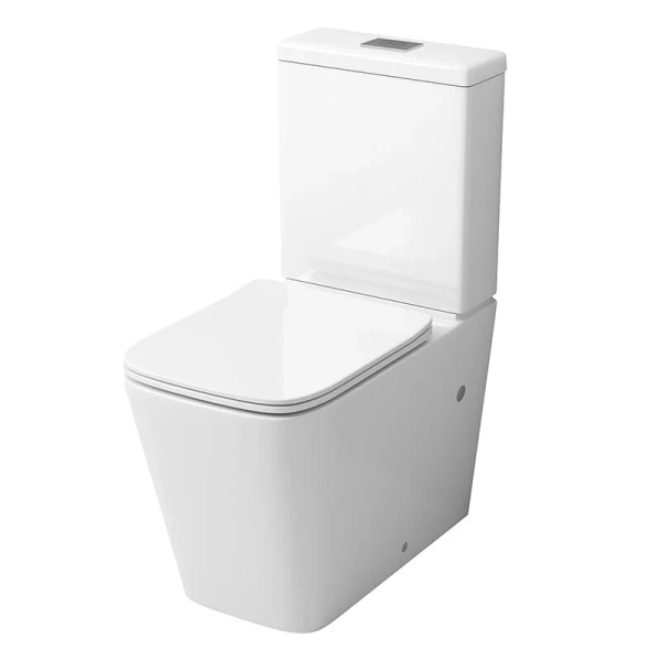 Унитаз компакт Grossman с тонкой крышкой GR-4445S (детальная фотография)