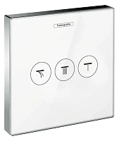 Переключатель потоков Hansgrohe ShowerSelect белый/хром