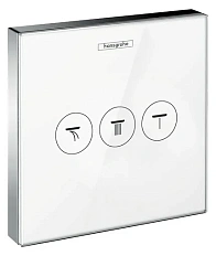 Переключатель потоков Hansgrohe ShowerSelect белый/хром