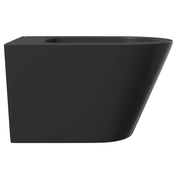 Биде подвесное Aqueduto CONE черное матовое CON0340 (детальная фотография), круглой формы