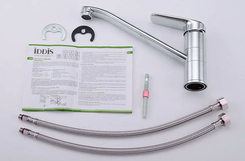Смеситель для кухни IDDIS Male хром MALSB00i05 (детальная фотография), однорычажные, двухрычажные
