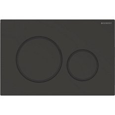 Клавиша смыва Geberit Sigma 20 черная матовая