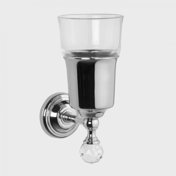 Стакан, цвет хром, Tiffany World Crystal TWCR109cr-sw (детальная фотография), по запросу