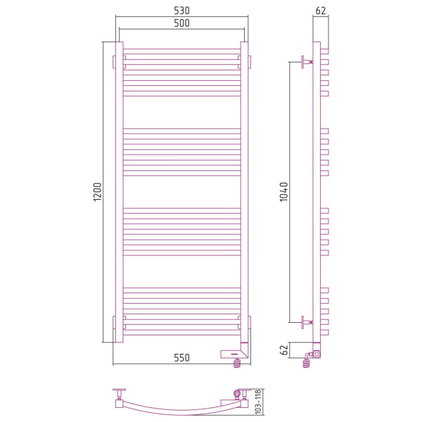 Схема (детальная фотография), белыe