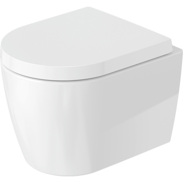 Унитаз подвесной Duravit ME by Starck белый с антибактериальным покрытием 2530092000 (детальная фотография)