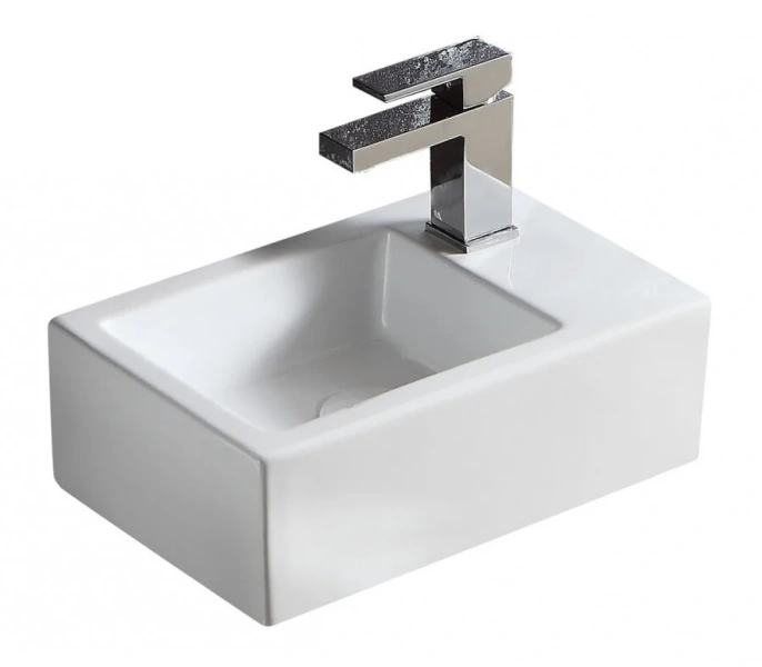 Раковина Azario 37 см левая AZ4331A (детальная фотография), белые