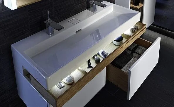 Тумба для ванной Jacob Delafon Terrace EB1188 120 (детальная фотография), современная, hi-tech