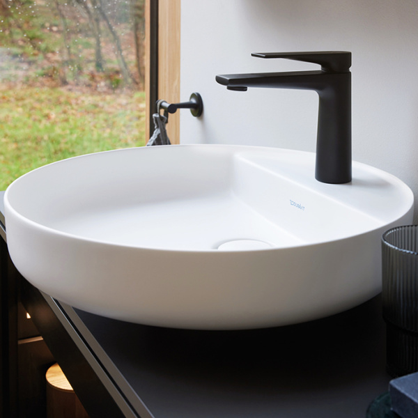 Раковина Duravit Vitrium 46 см белая матовая 2662463271 (детальная фотография), современные, hi-tech