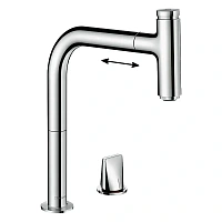 Смеситель для кухни Hansgrohe Metris Select M71 хром