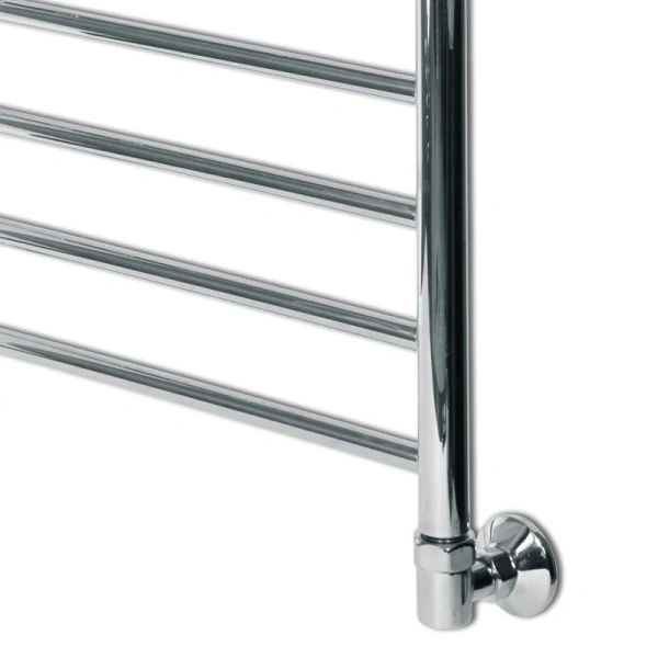 Полотенцесушитель водяной Ника Mix 100x40 см хром ЛП Вираж 100/40 (детальная фотография), хром