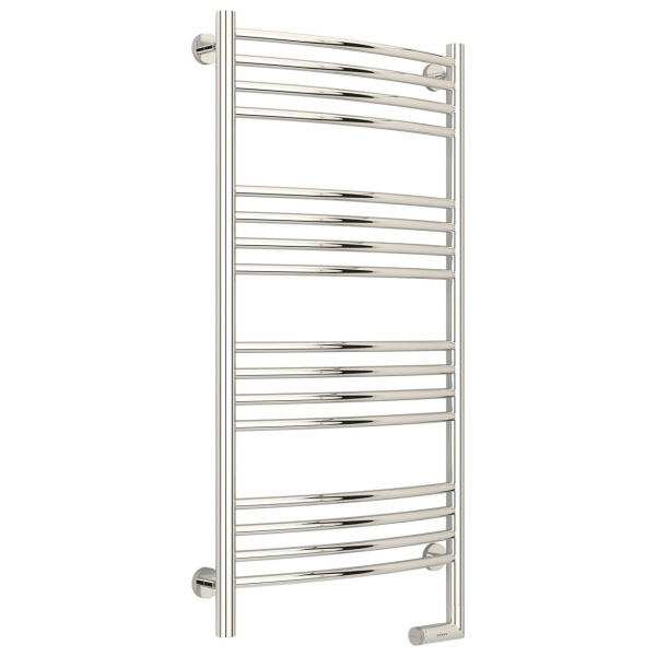 Полотенцесушитель электрический правый, цвет без покрытия перемычка выгнутая Сунержа Богема 2.0 1000х500 00-5203-1050 (детальная фотография)