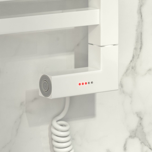 Полотенцесушитель электрический Сунержа Центурион 2.0 белый (ral-9003) 12-5603-8060 (детальная фотография), белыe