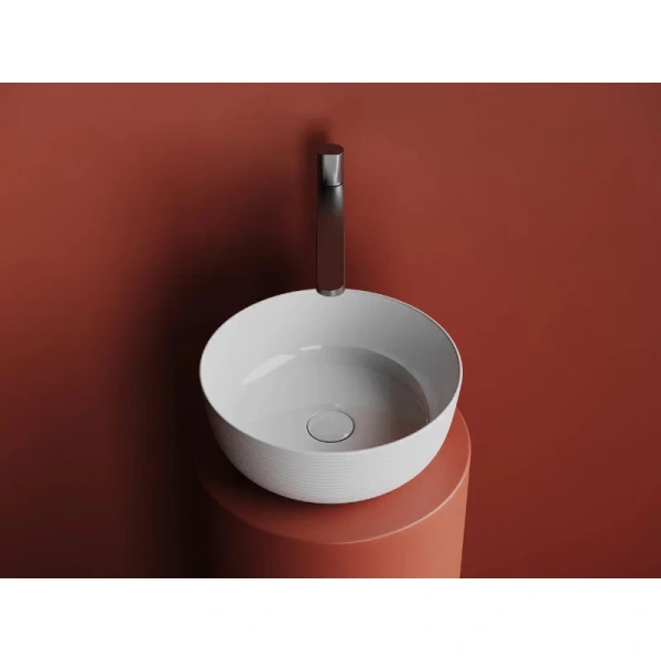 Раковина Ceramica Nova Element 35 см белая CN6073 (детальная фотография), из санфарфора