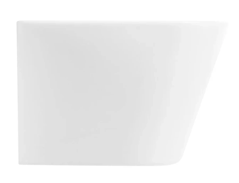 Биде подвесное Belbagno Flay-R с горизонтальным выпуском BB053BH (детальная фотография), белые