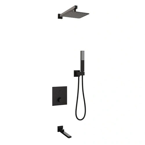Душевой комплект RGW Shower Panels SP-371 черный матовый - фото 2