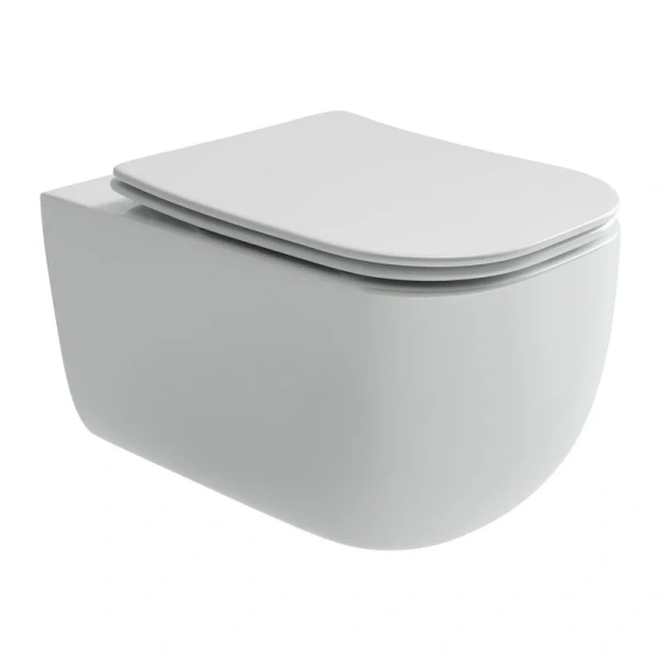 Унитаз подвесной Ceramica Nova Noel белый CN3013 (детальная фотография)