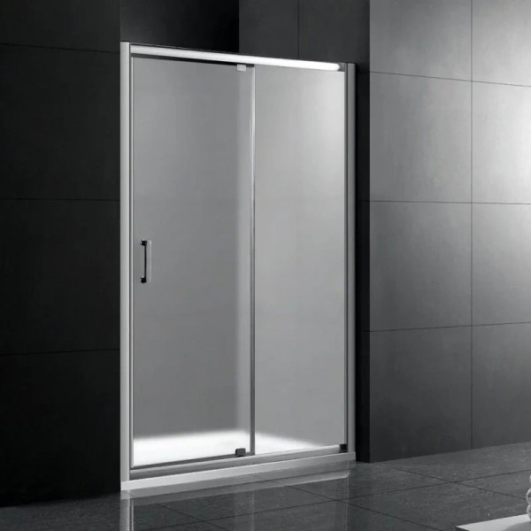 Душевая дверь в нишу Gemy Sunny Bay 120 см стекло матовое S28191BM (детальная фотография), 120 см