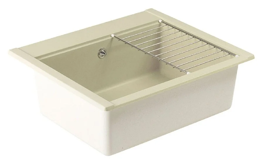 Мойка для кухни Акватон Делия 60 см жемчуг 1A715232LD240 (детальная фотография), прямоугольной формы