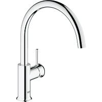 Смеситель для кухни GROHE BauClassic с высоким C-образным изливом