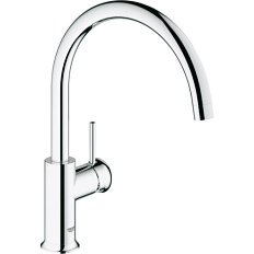 Смеситель для кухни GROHE BauClassic с высоким C-образным изливом
