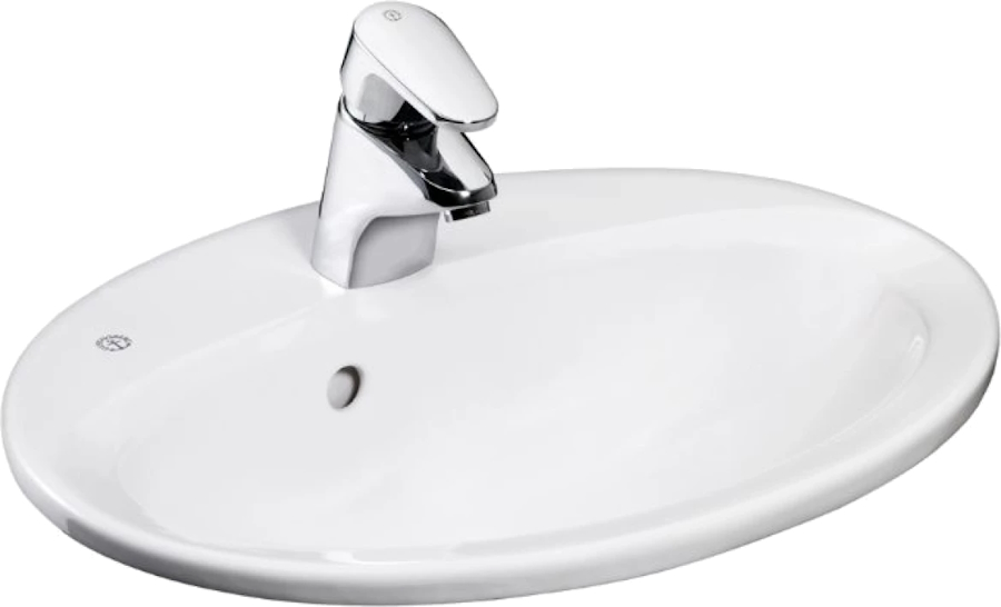 Раковина встраиваемая Gustavsberg Artic 7G285301 60.5х48.5х20 см (детальная фотография), современные, hi-tech