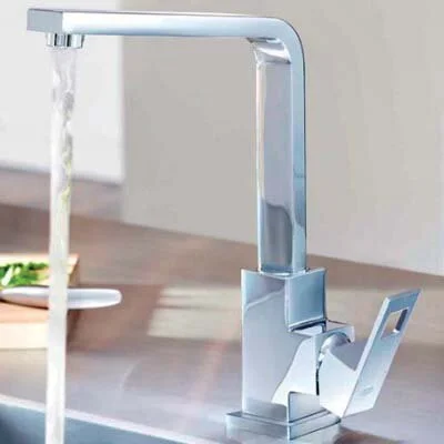 Смеситель для кухни Grohe Eurocube 31255 (детальная фотография), современные, hi-tech