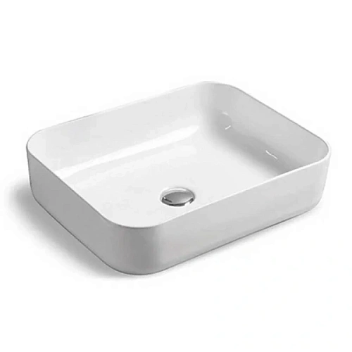 Раковина Vincea 50 см накладная, белая - фото 2