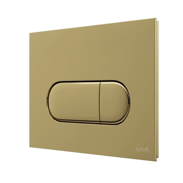 Клавиша смыва VitrA Root Round золото 740-2224 (детальная фотография)