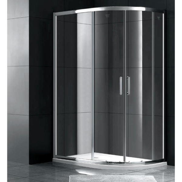 Душевой уголок Gemy Victoria 100х80 см без поддона S30222 (детальная фотография), асимметричные