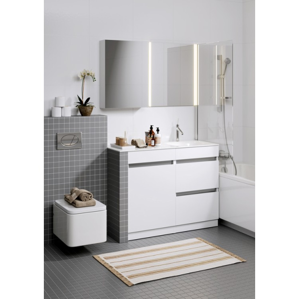 Зеркало с подсветкой Aqwella SM 60 см прямоугольное SM0206 (детальная фотография), современные, hi-tech